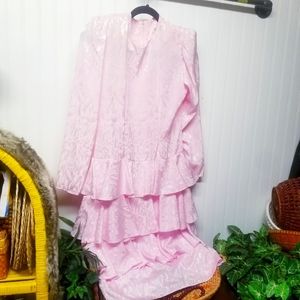 R.E.O. Originals 80s Vintage Tiered Dress  Size 8